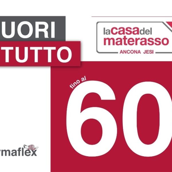 Fuori tutto materassi Permaflex ad Ancona da La Casa del Materasso